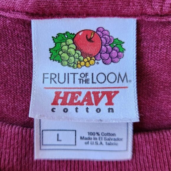 Vintage Fruit of the Loom Thrice Maroon Graphic T-Shirt Mens Large - Picture 6 of 8